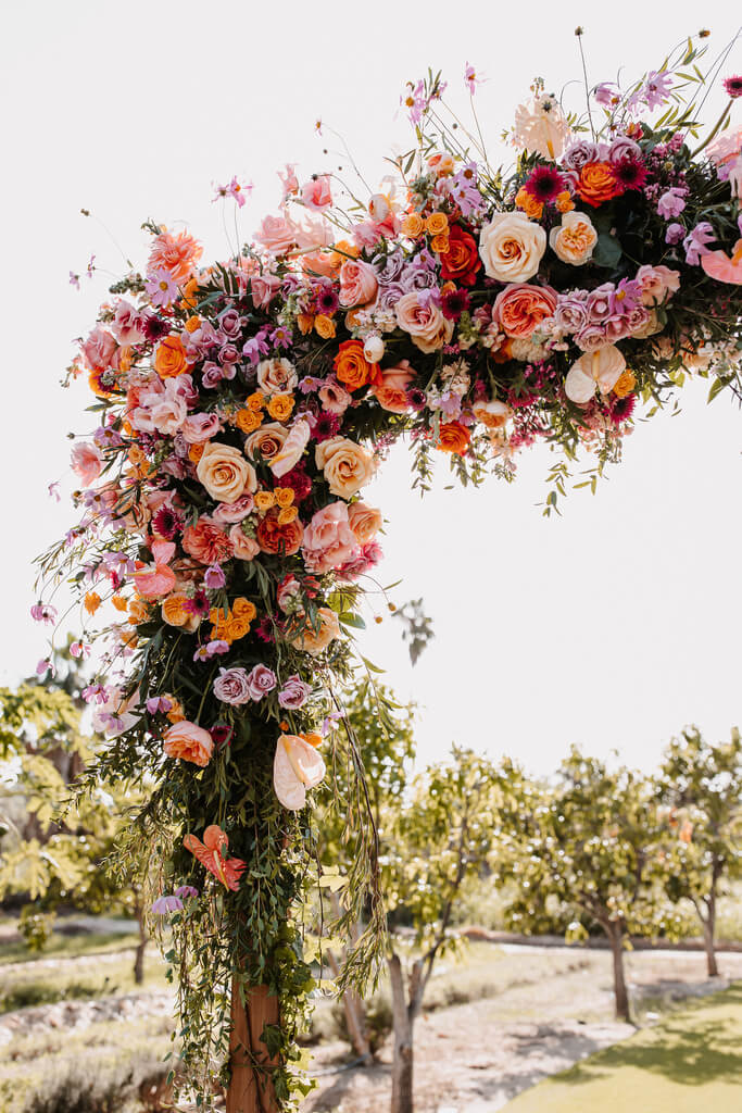 event flower design in cabo